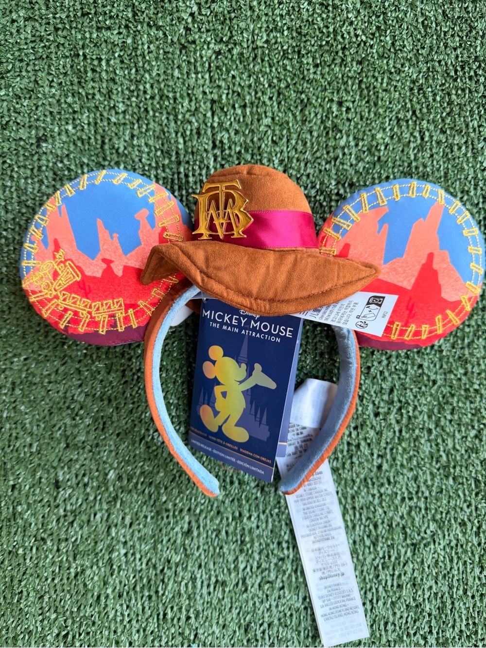 Disneyworld 50th anniversary Big Thunder Mountain headband ears NWT
